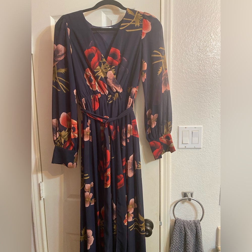 BALTIC BORN // Maggie Maxi Dress in Navy